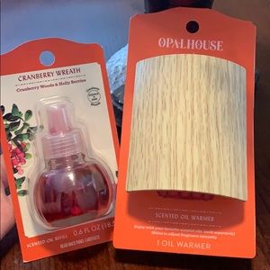 OpalHouse scented oil warmer and refill